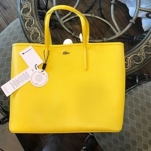 Brand new Lacoste all leather bag